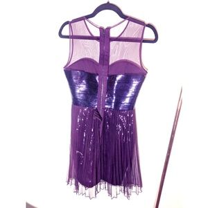 Korina Pleated Tulle Overlay Sequined Dress XS
